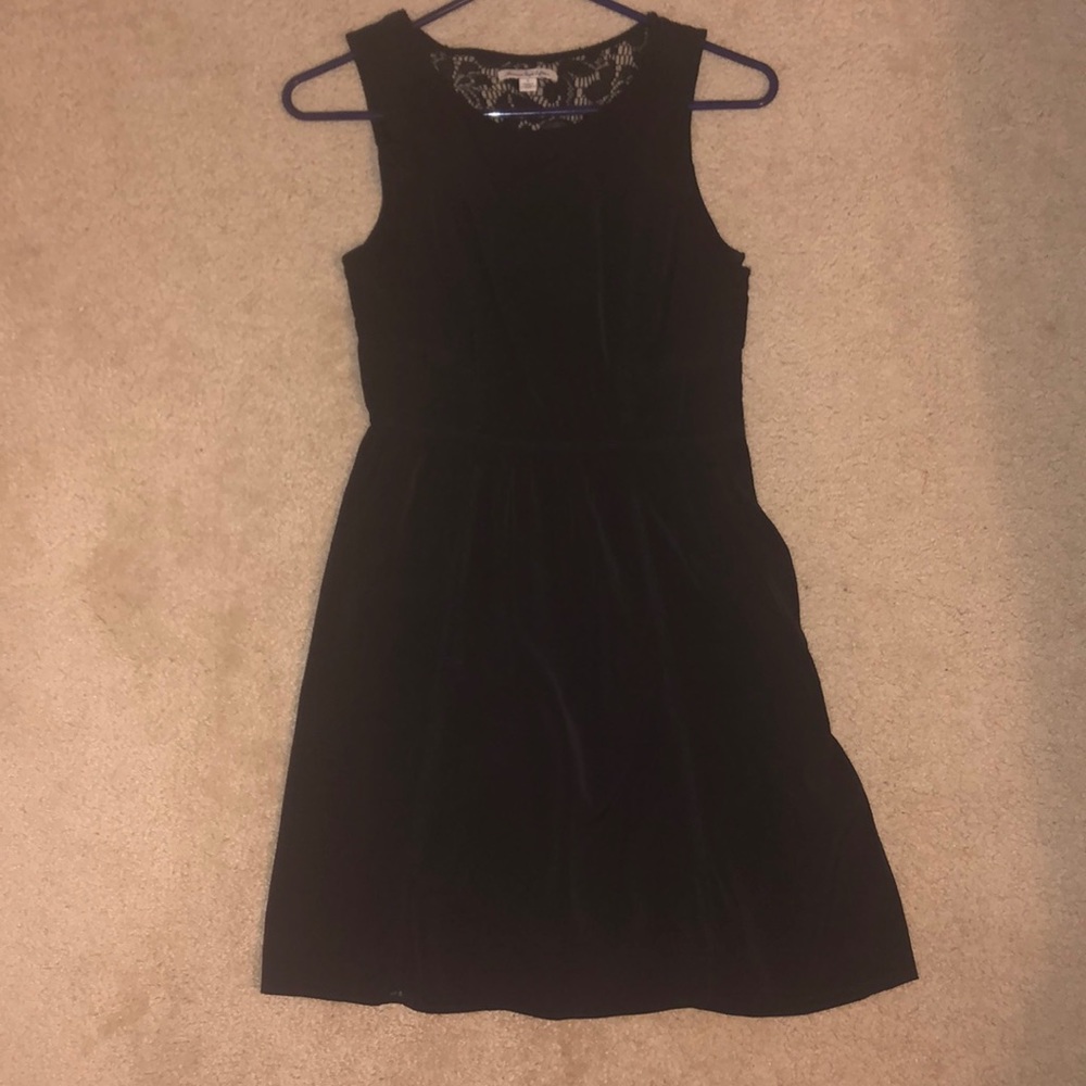Black American Eagle Lace Dress